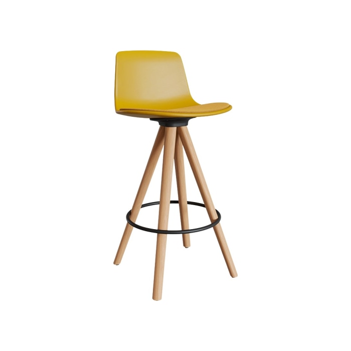 Lottus Wood Stool by Enea Lottus Wood Stool
