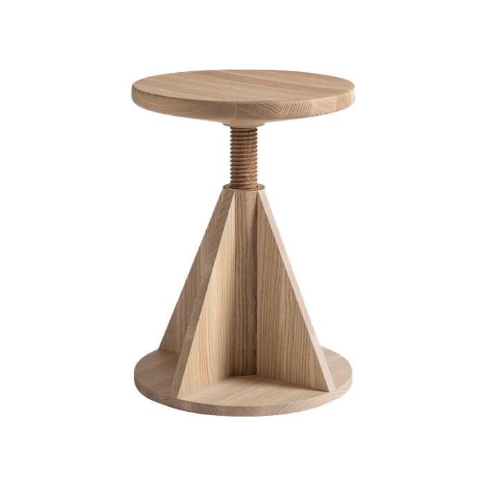 All Wood Stool